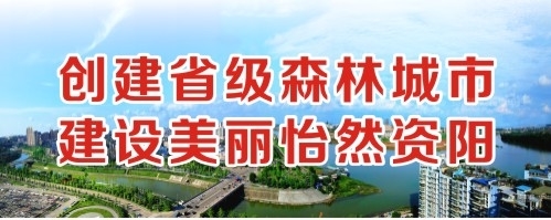 看戳屄叫声创建省级森林城市 建设美丽怡然资阳